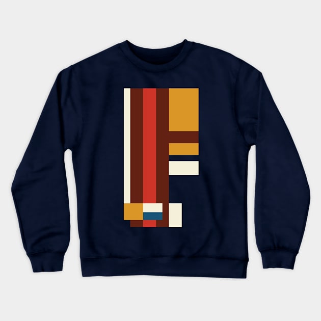 Modernist Stripes Crewneck Sweatshirt by modernistdesign